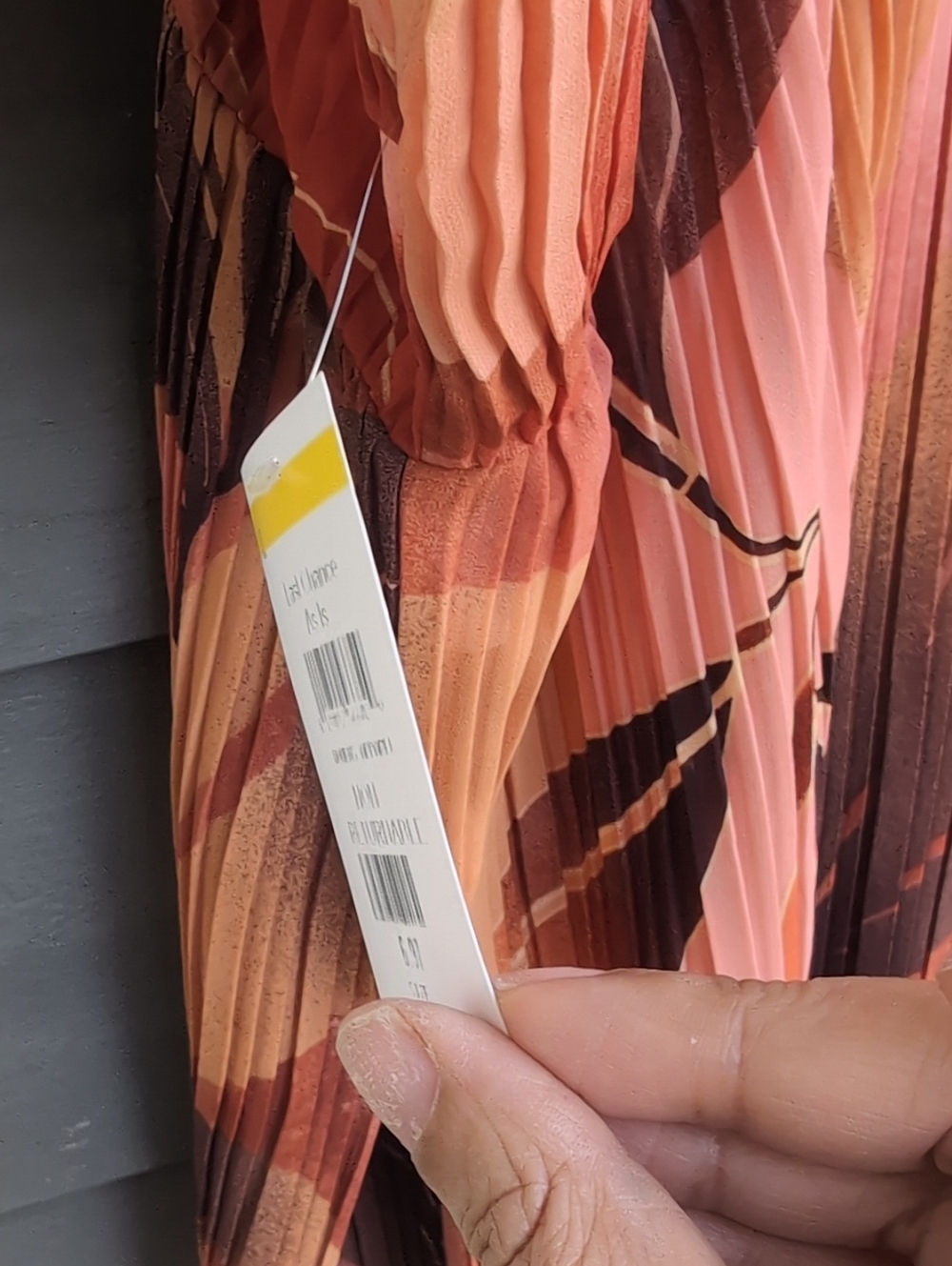 Dr 2 Pleated Floral Kimono Duster in Rust and Blush Free Size New With Tags - Picture 13 of 16